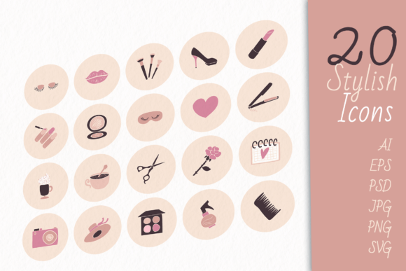 Beauty Salon Icons: A Designer's Review of These Graphics