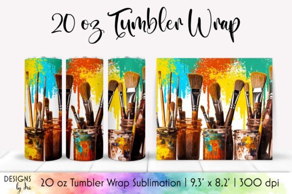 Creative Artists Tumbler Wrap Design for Graphics and Tumbler Wraps