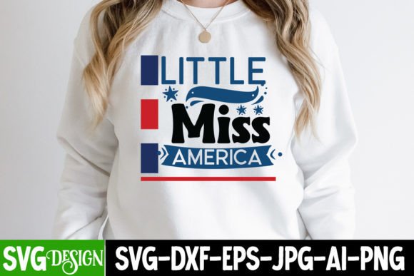 Little Miss America SVG Design PNG Review