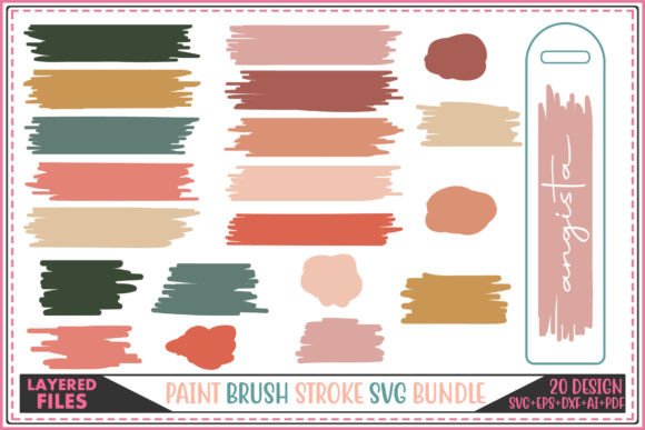 Paint Brush Stroke SVG Bundle: A Review for Modern Graphics and Brushes