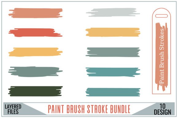 Paint Brush Stroke SVG Bundle Vol - 02: A Designer's Review