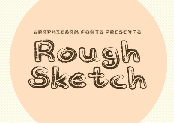 SVG Font Bundle Rough Brushed Sketch: Graphics for Crafts